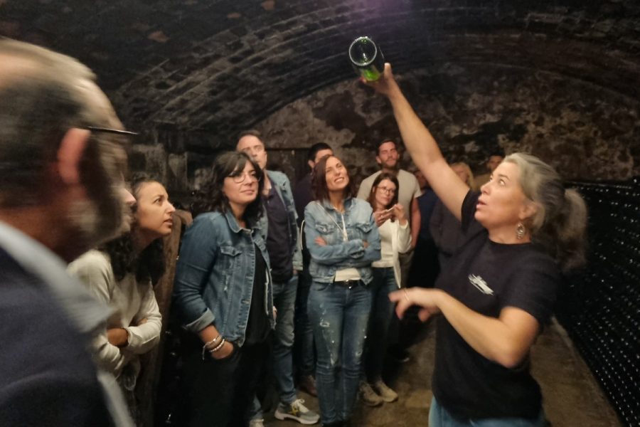 Visita al celler d'Artés. Vedruna Pro