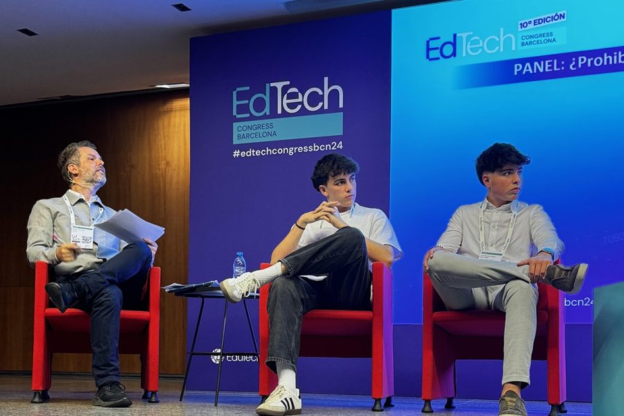 Alumnes de Vedruna a l'EdTech Congress 2024.